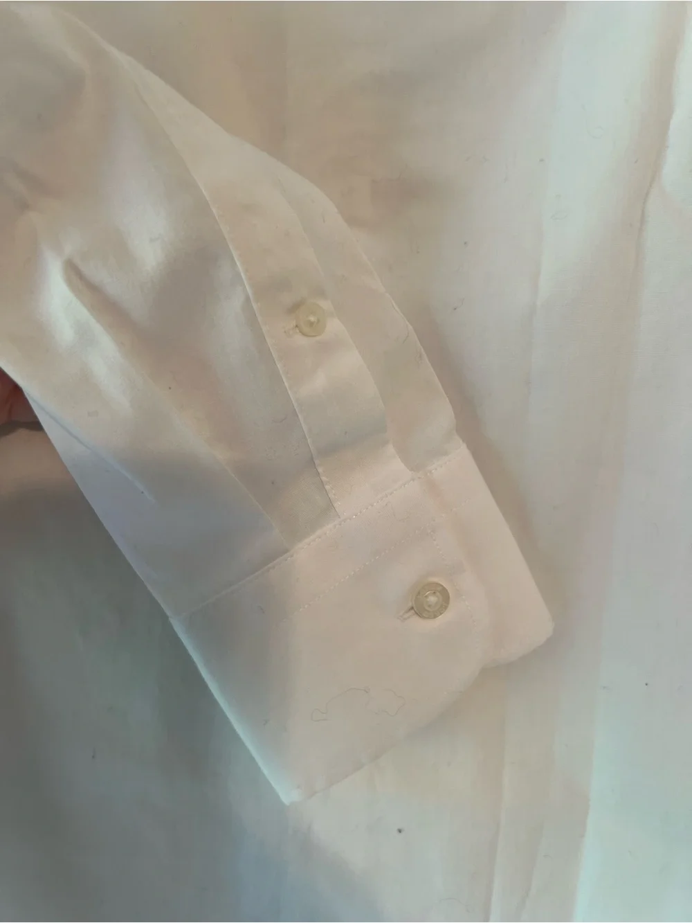J Crew White Wrinkle Free Long Sleeve Slim Dress Shirt NWT S 14-14.5 #2623